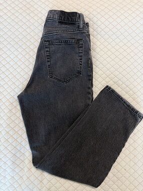 Abercrombie & Fitch '90s Straight Ultra High Rise Black Jeans
